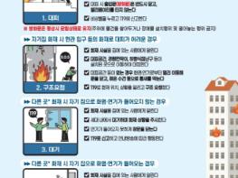 "공동주택 화재 발생 시 이렇게 대피하세요!! " 기사 이미지